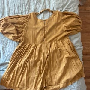 Avy & Co. Ochre Bloomer Playsuit